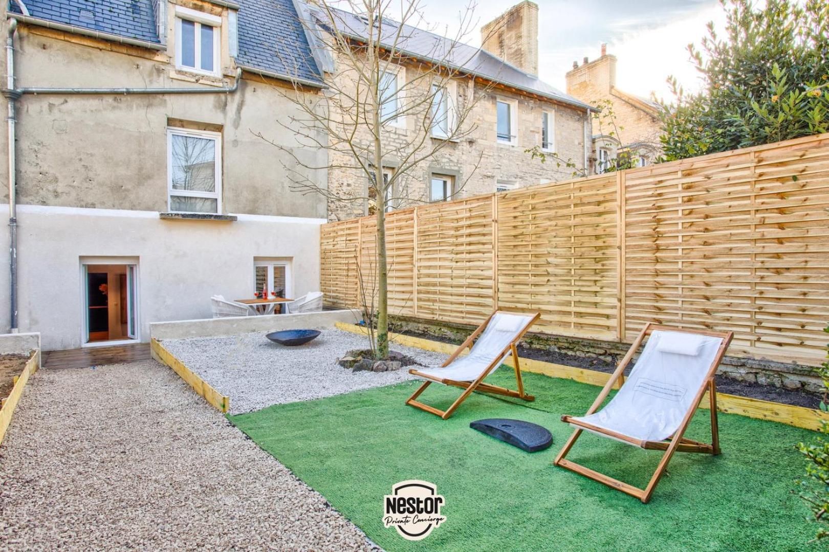 Appartamento La Casa Valens - Petanque, Convivial & Atypique Caen Esterno foto